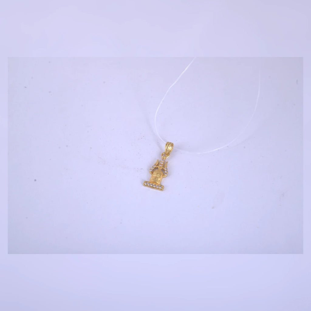 Gold-Tone Charm Pendant Necklace — A view