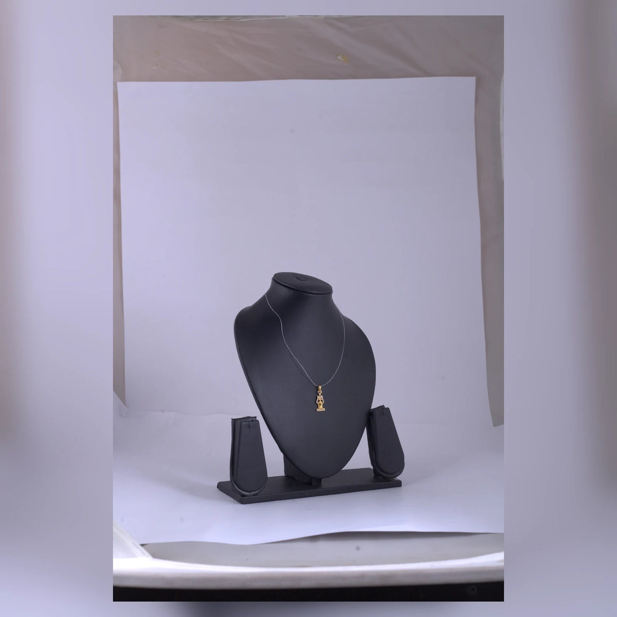 Gold-Tone Charm Pendant Necklace — C view
