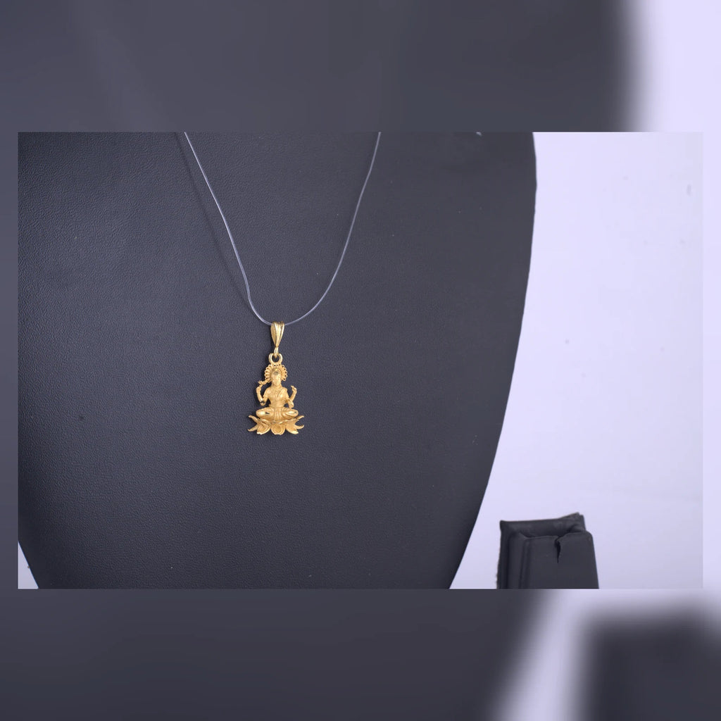 Gold-Tone Traditional Charm Necklace — view A