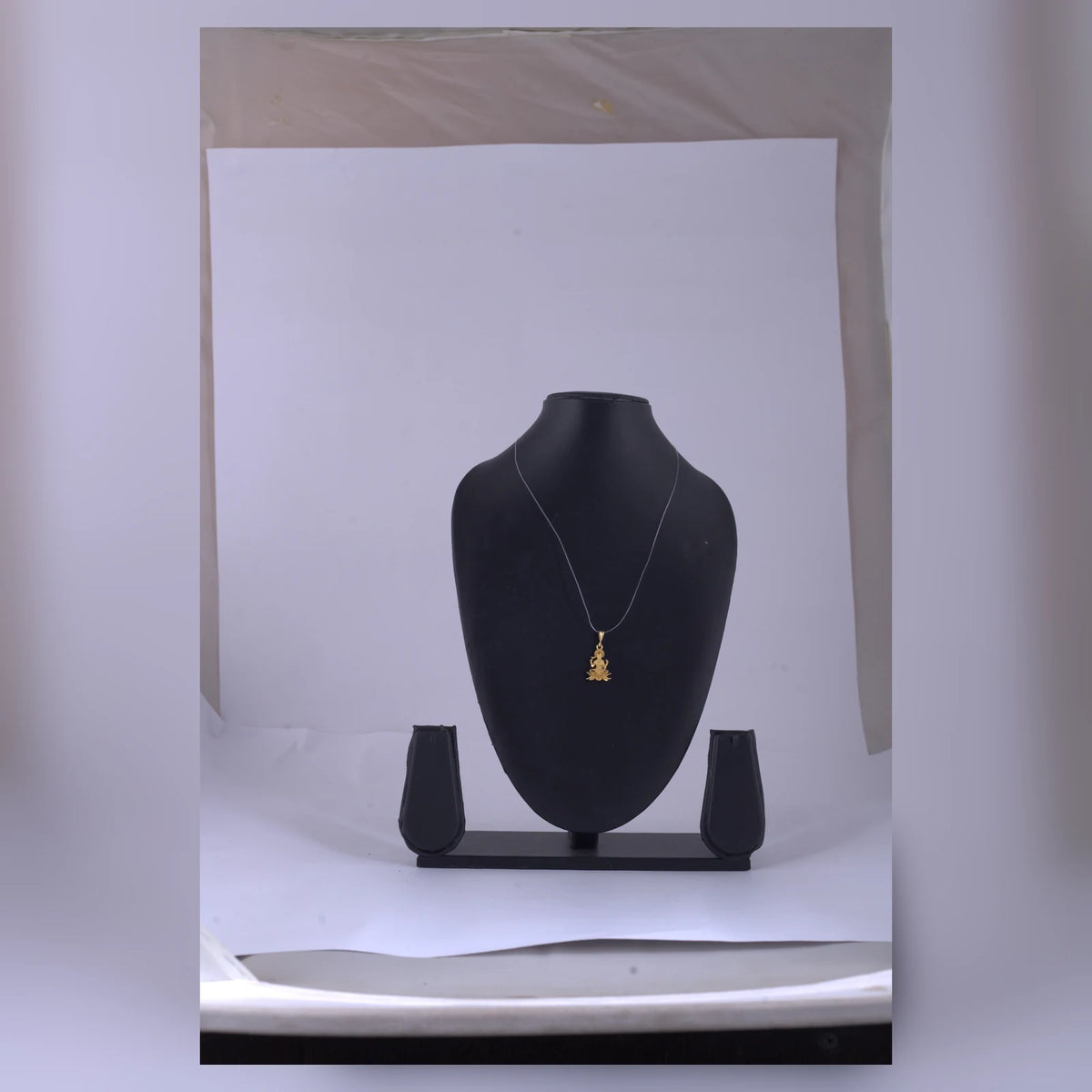 Gold-Tone Traditional Charm Necklace — view B