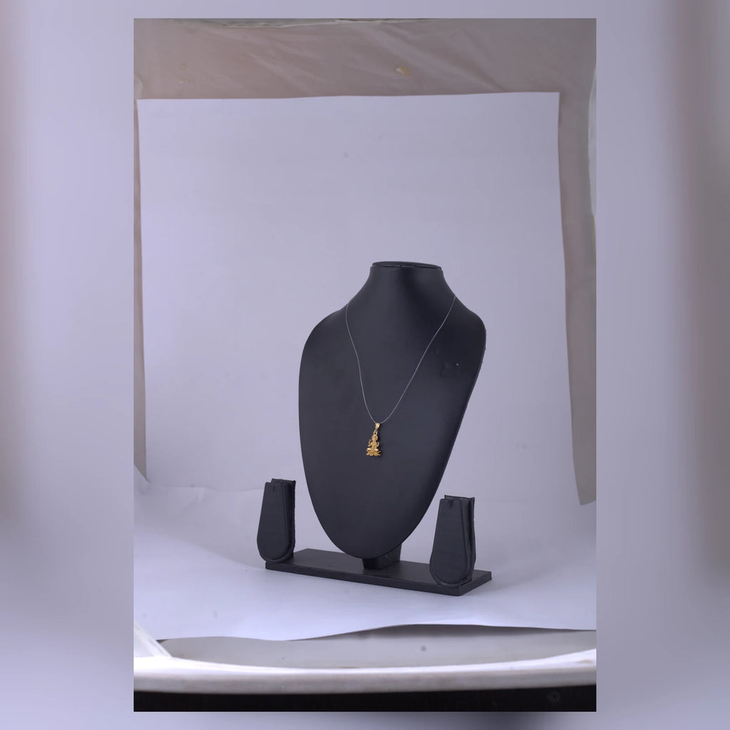 Gold-Tone Traditional Charm Necklace — view C