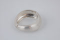 Silver-Tone Sculptural Cuff Bracelet