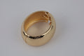 Gold-Tone Hammered Cuff Bracelet