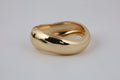Gold-Tone Sculptural Cuff Bracelet