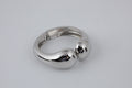Silver-Tone Sculptural Cuff Bracelet