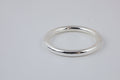 Classic Silver-Tone Slim Bangle
