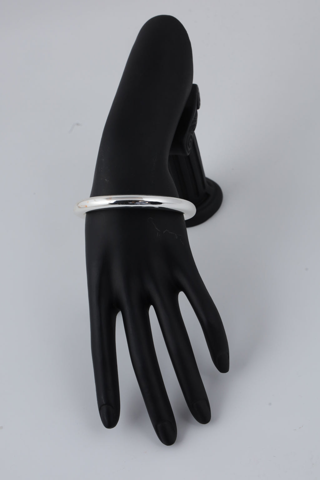 Classic Silver-Tone Slim Bangle