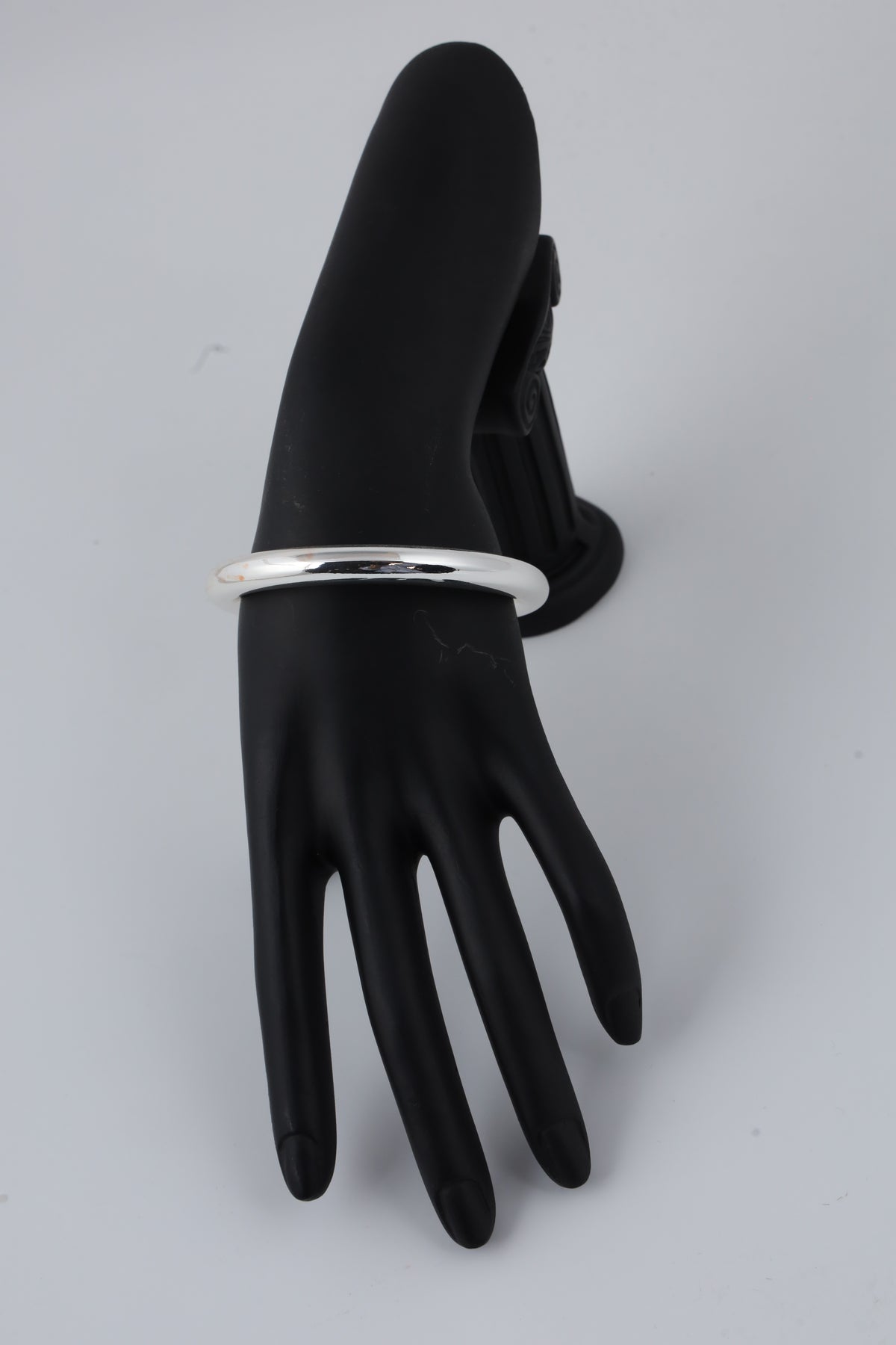 Classic Silver-Tone Slim Bangle