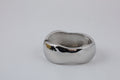 Silver-Tone Sculptural Cuff Bracelet