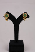 Pearl Sunburst Gold-Tone Stud Earrings