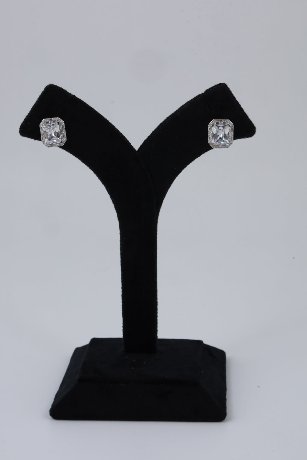 Classic Clear Crystal Stud Earrings