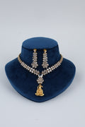Gold-Tone American Diamond Necklace Set | CHAKAI 137