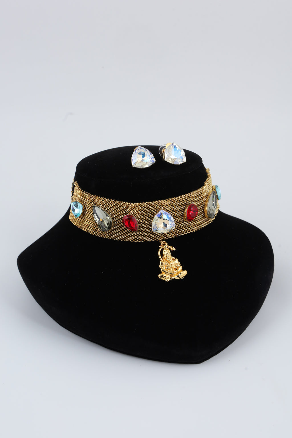 Multicolour Stone Choker Set | CHAKAI 137 JEWELS
