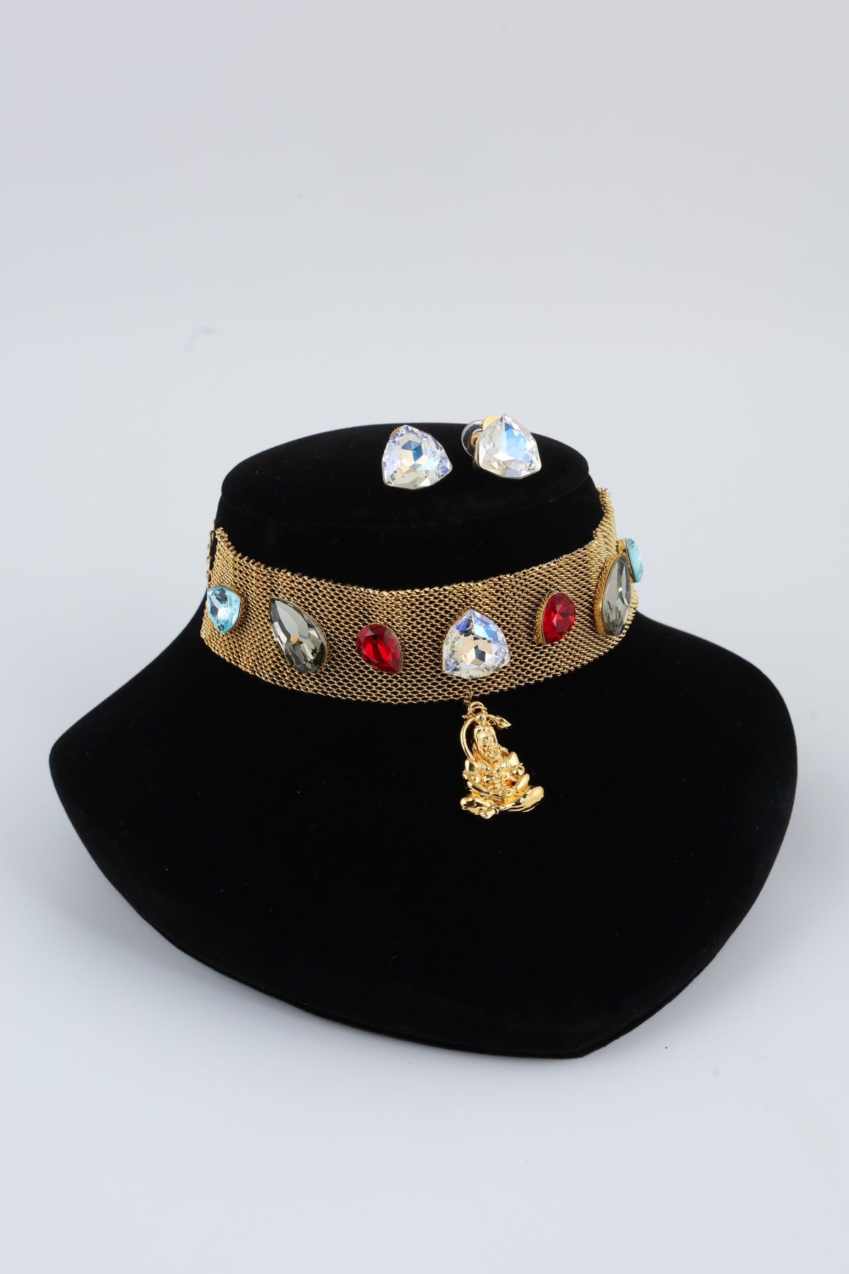 Multicolour Stone Choker Set | CHAKAI 137 JEWELS