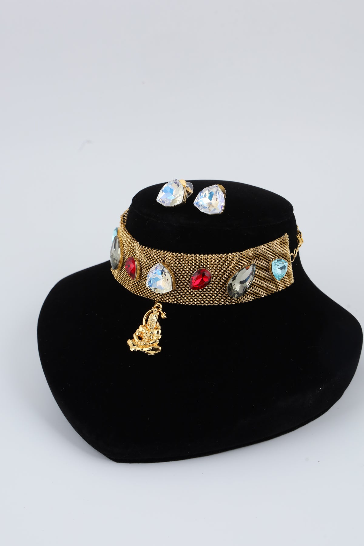 Multicolour Stone Choker Set | CHAKAI 137 JEWELS