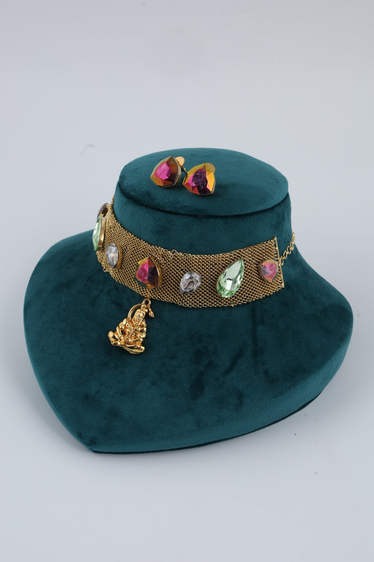 Multicolour Stone Choker Set | CHAKAI 137 JEWELS