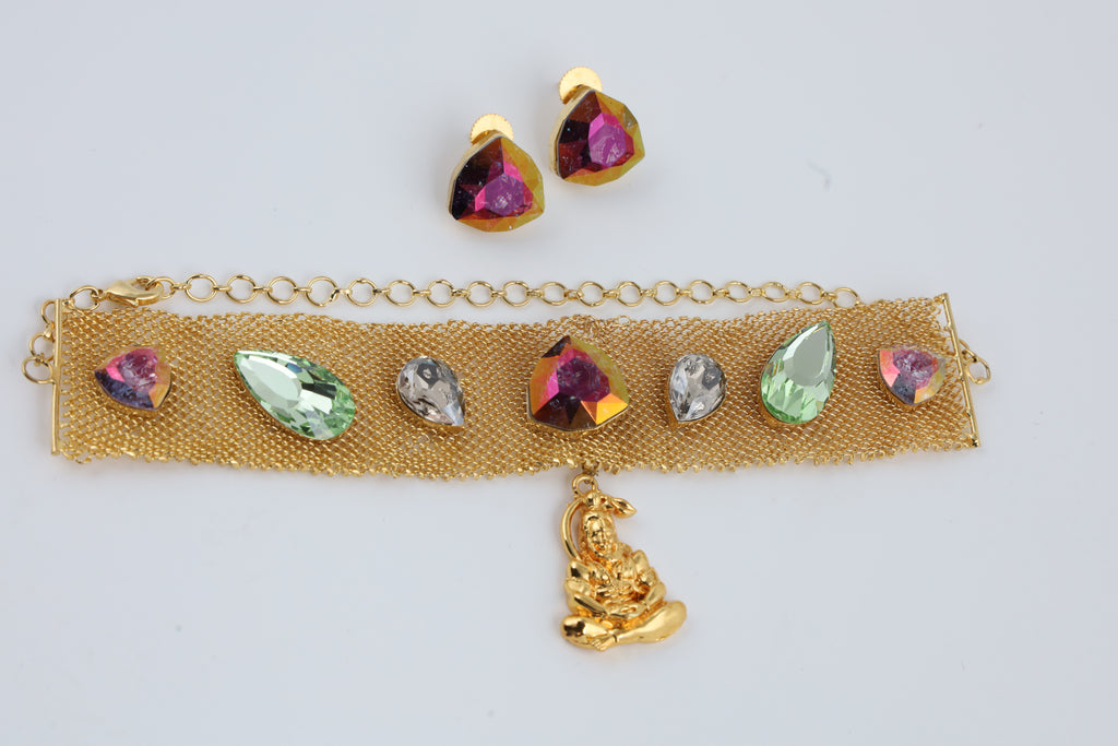 Multicolour Stone Choker Set | CHAKAI 137 JEWELS