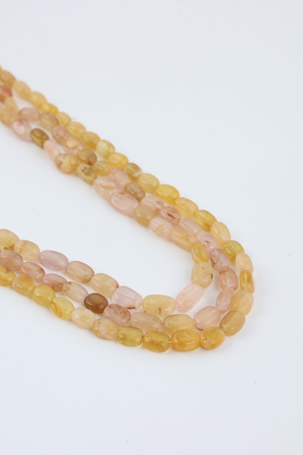 Multicolour Three-Layer Beaded Statement Necklace