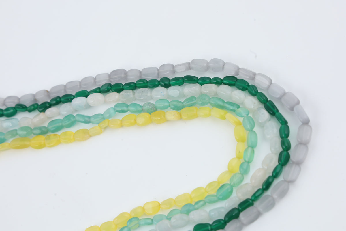 Multicolour Four-Layer Beaded Statement Necklace