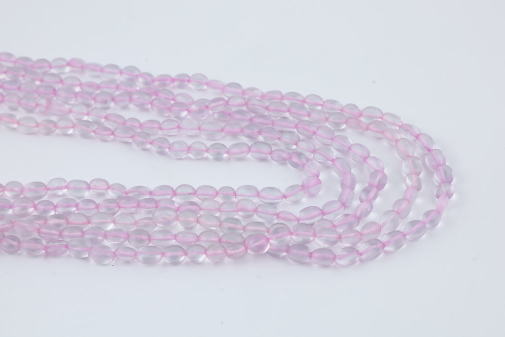 Lavender Crystal Multi-Strand Beaded Necklace