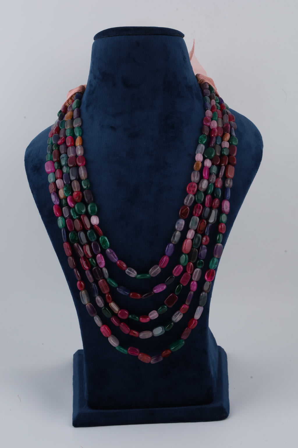Pearl Necklace with Turquoise Pendant