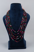 Pearl Necklace with Turquoise Pendant