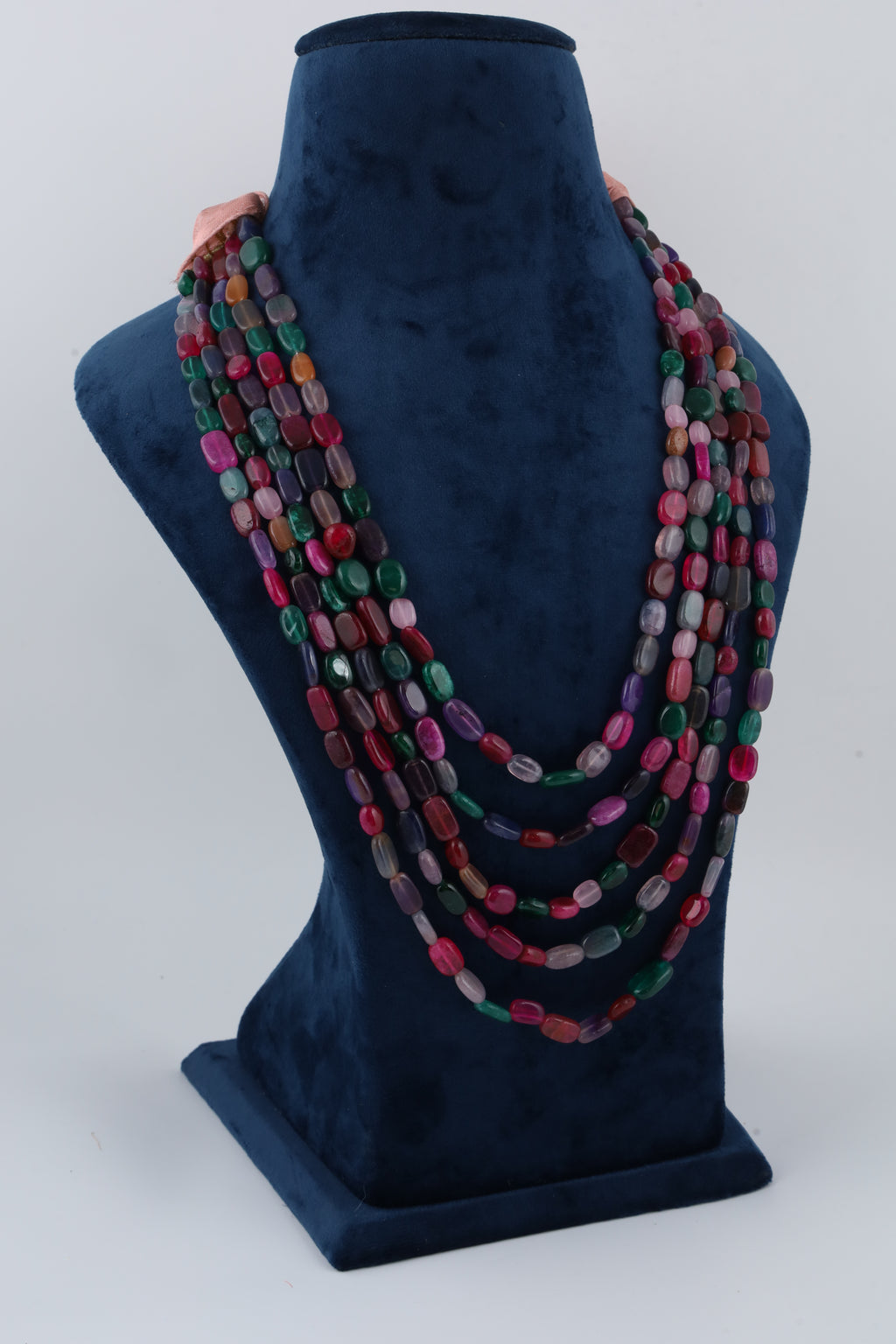 Pearl Necklace with Turquoise Pendant
