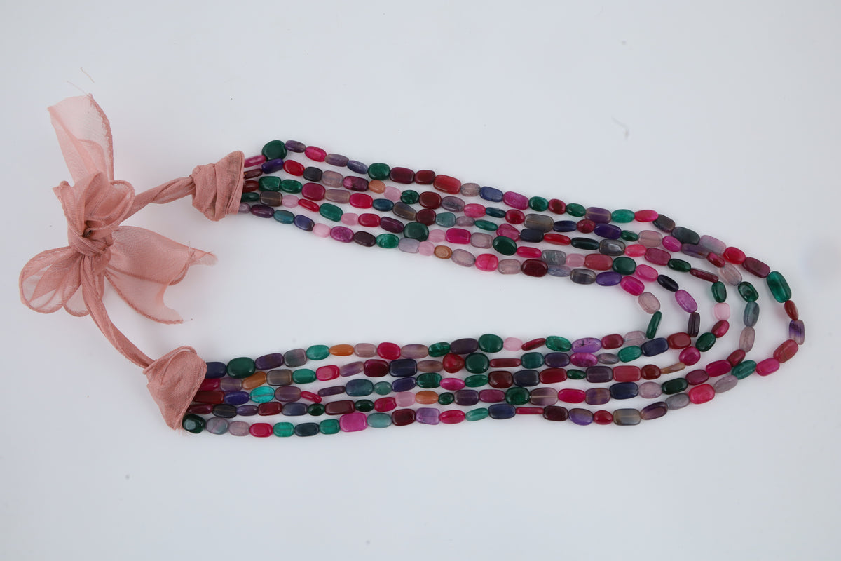 Pearl Necklace with Turquoise Pendant
