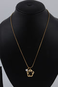 Turquoise Bead Necklace with Statement Pendant