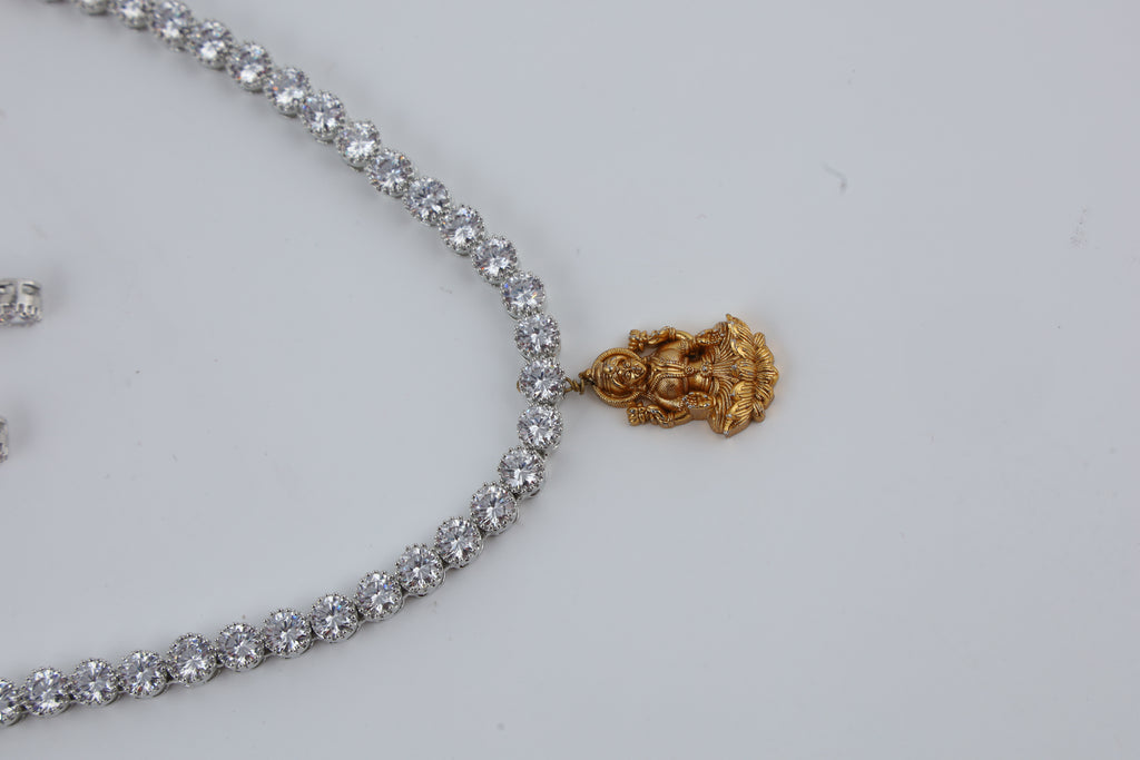Crystal Necklace Set for Festive Occasions