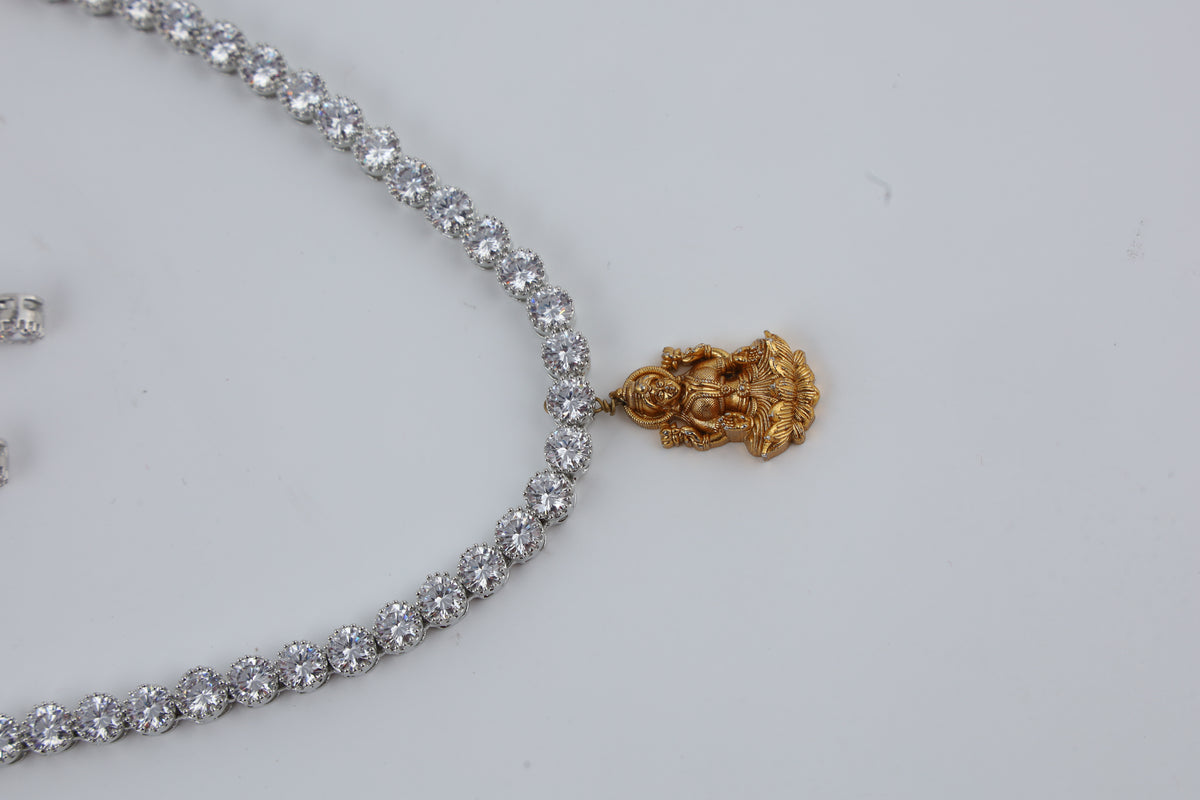 Crystal Necklace Set for Festive Occasions