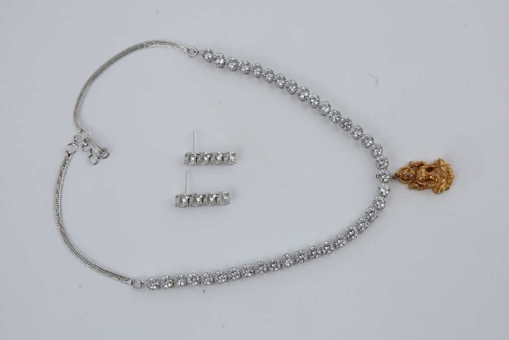 Crystal Necklace Set for Festive Occasions