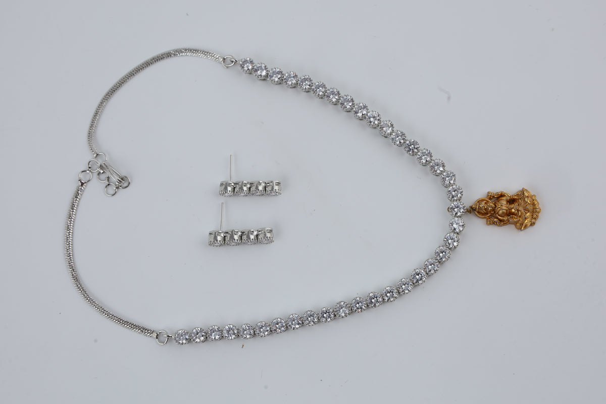Crystal Necklace Set for Festive Occasions